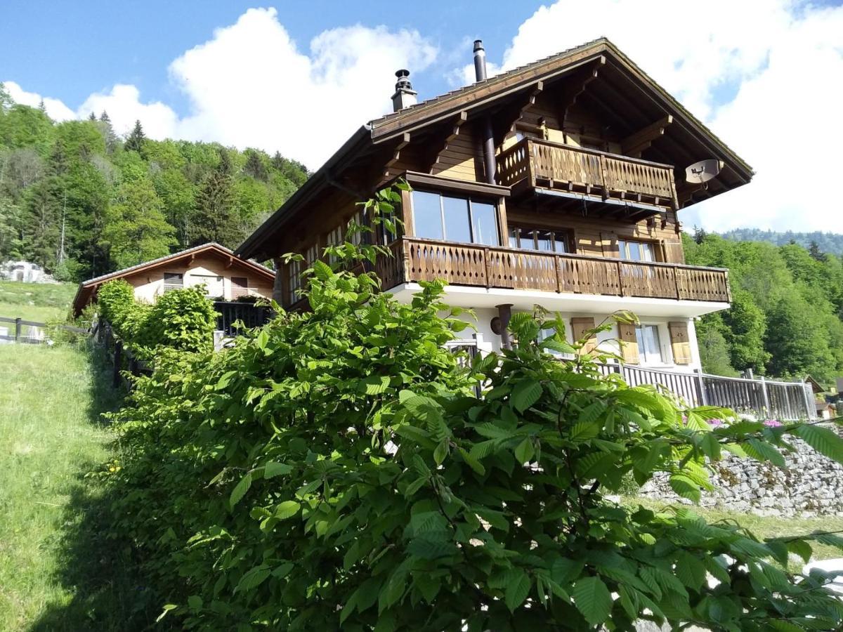 Chalet Le Tsale Villa Les Sciernes d'Albeuve ภายนอก รูปภาพ